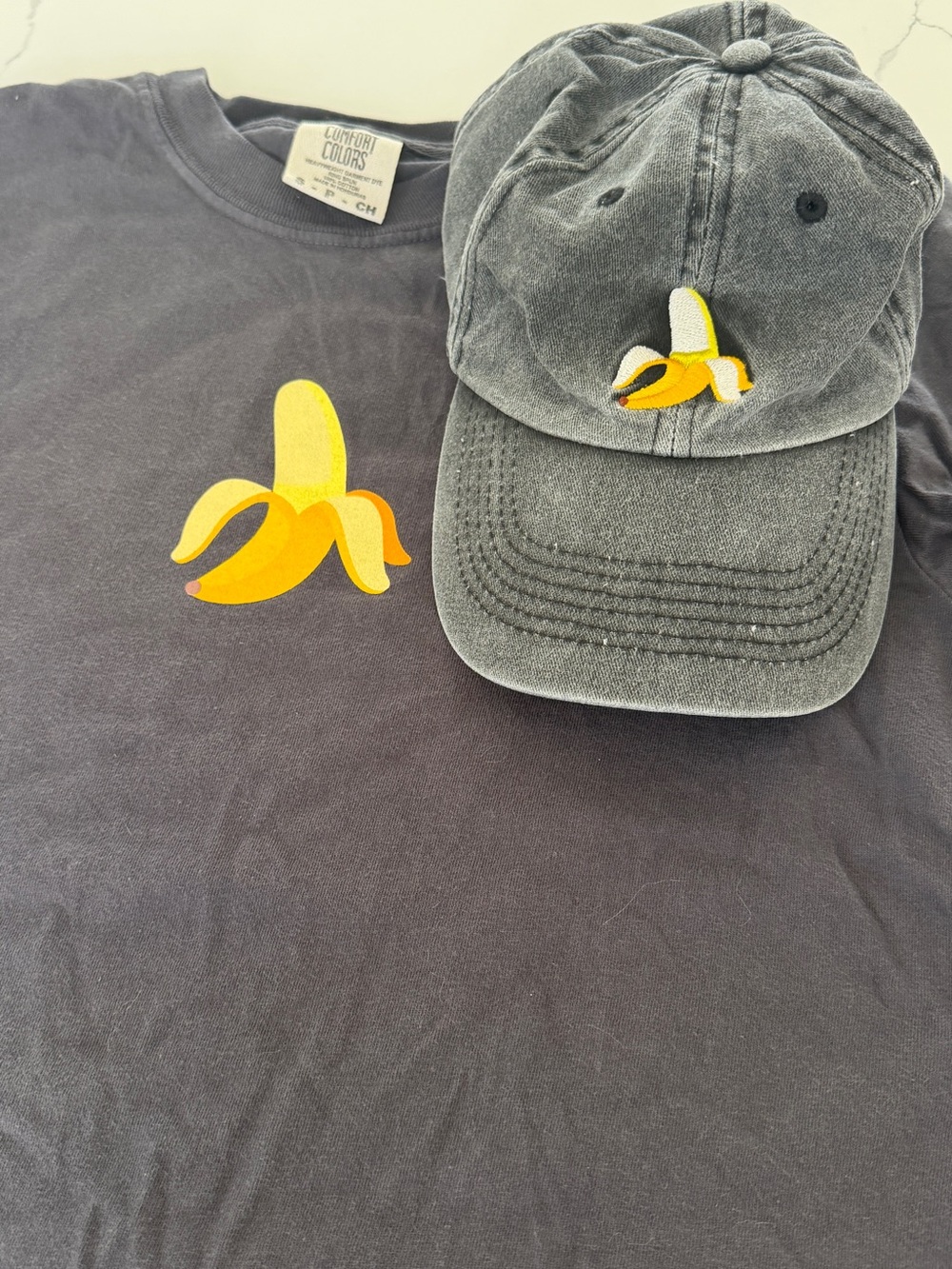 Google nano Banana Graphic Tee & Washed NanoBanana Cap